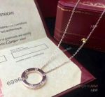 Fake Cartier Simple Style Pendant - Rose Gold Necklace